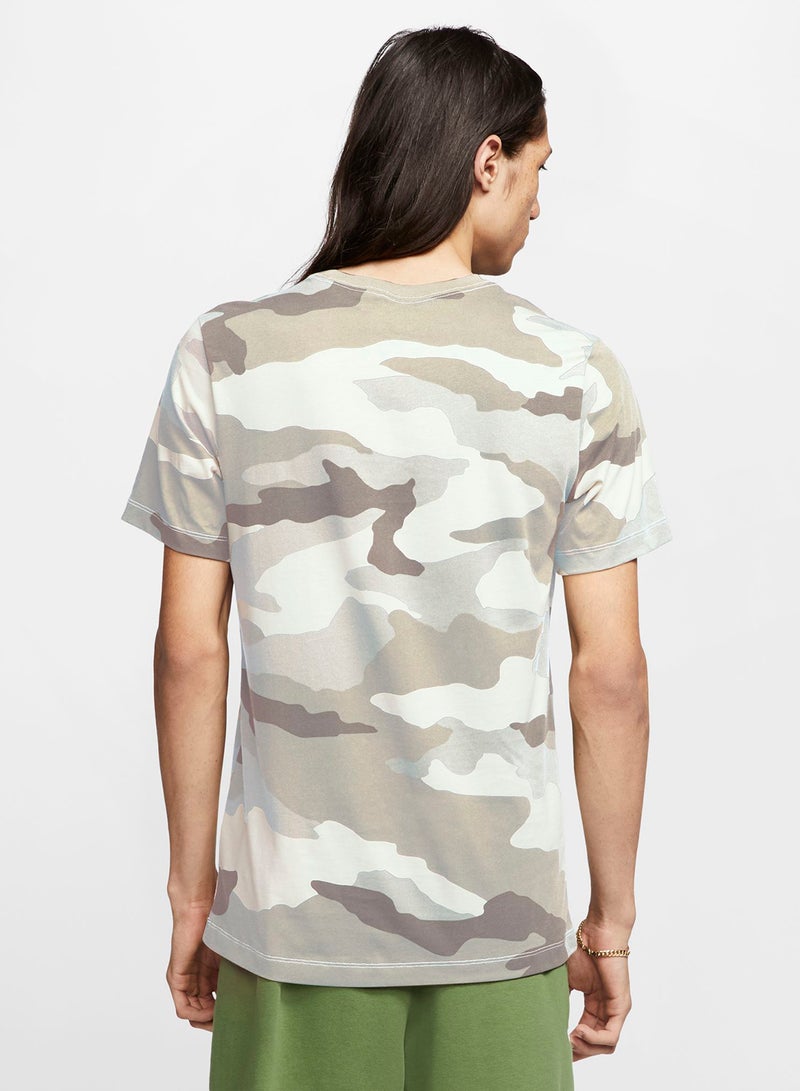 Nike - Camouflage Printed T-Shirt Multicolour - Image 1