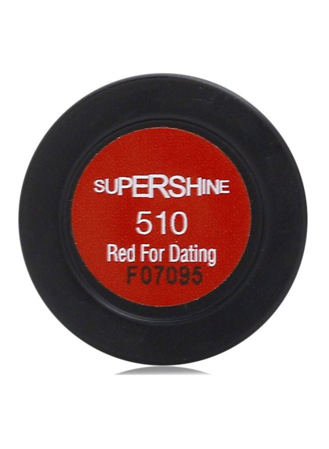 flormar Supershine Lipstick 510 Red - Image 5