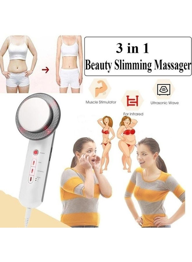 Three-In-One Multi-Function Slimming Instrument EMS Microcurrent Ultrasonic Microelectric Skin Cosmetic Instrument Newbox