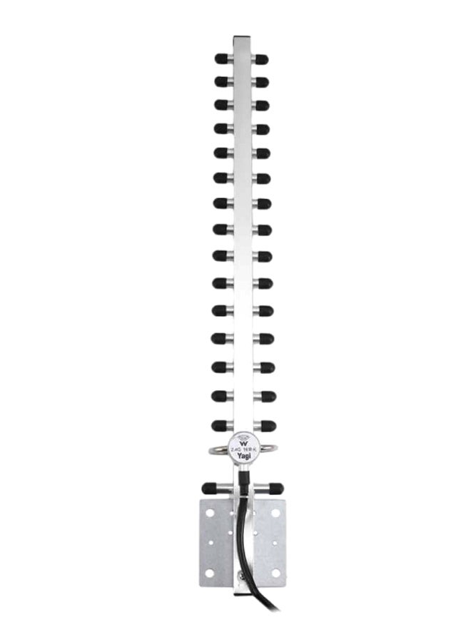 ليشب موسِّع إشارة لاسلكي محمول لجهاز استقبال إشارات شبكة WLAN، بقدرة 16 ديسيبل آيزوتروبي وتقنية واي فاي أسود/ فضي - Image 4