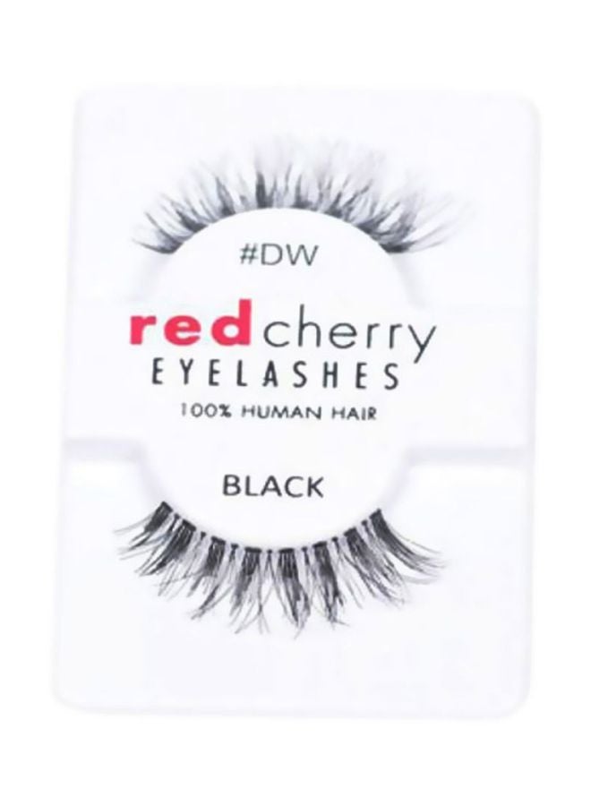 DW Human Hair False Eyelashes Black