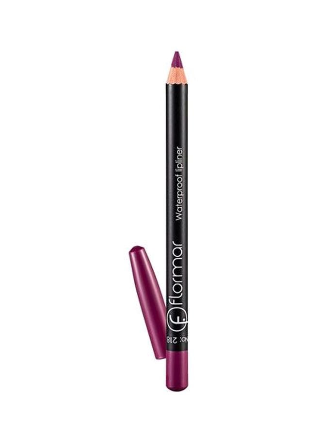 flormar Long Lasting Waterproof Lip Liner Pencil 218 Stylish Lilac - Image 1