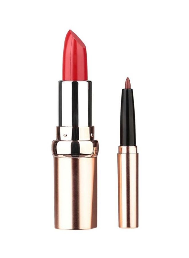 JUST GOLD 2-Piece Radiant Lipstick And Lip Liner 02 Red  - Image 2