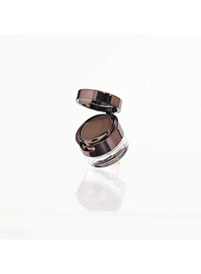Music Flower 2-Piece Fascinated Eyebrow And Eyeliner Cream With Brush Black/Brown  - Image 5