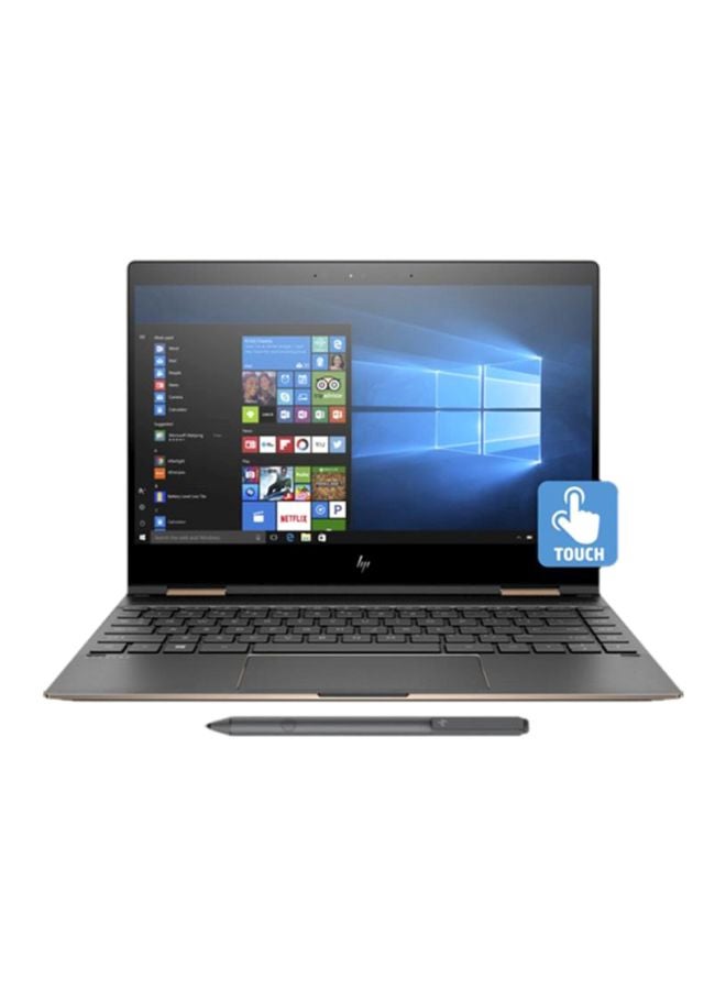 HP - Spectre x360 Convertible 2-In-1 With 13.3-Inch Display, Core i7 Processor/8GB RAM/512GB SSD/Intel UHD Graphics 620 Black/Gold Black/Gold - Image 1