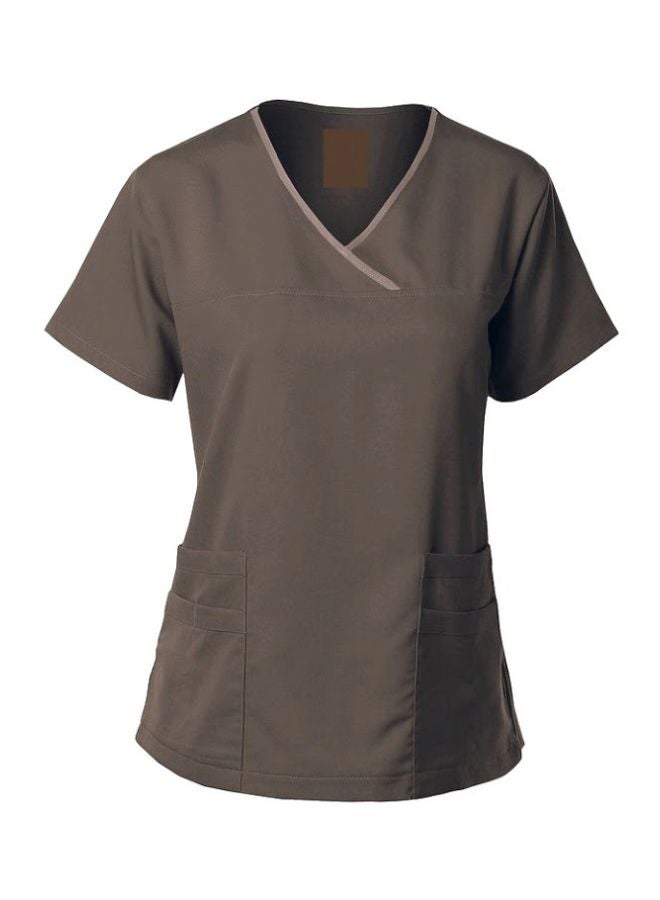 Veronica 2-Piece Uniform T-Shirt With Pants Dark Grey - Image 2