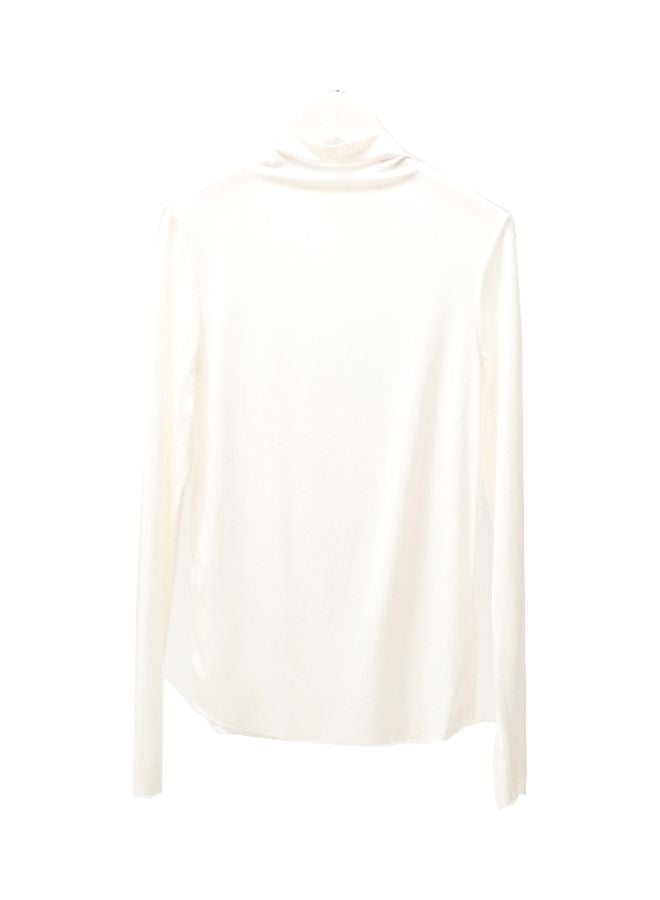 Solid Long Sleeves T-Shirt White