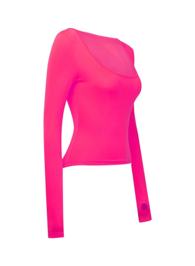 Long Sleeves T-Shirt Rose - Image 2