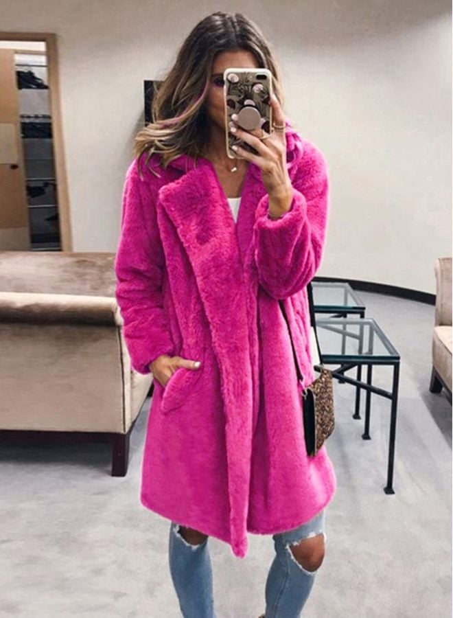 Generic - Winter Fluffy Solid Coat Rose - Image 1