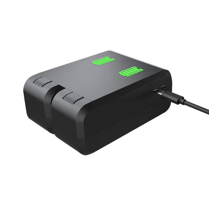 Mjx - 7.6V 3400mAh Battery And Charger For MJX B4W JJR/C X11 Potensic D88 EACHINE EX3 RC Drone 13.5 X 5.5 X 10cm - Image 1