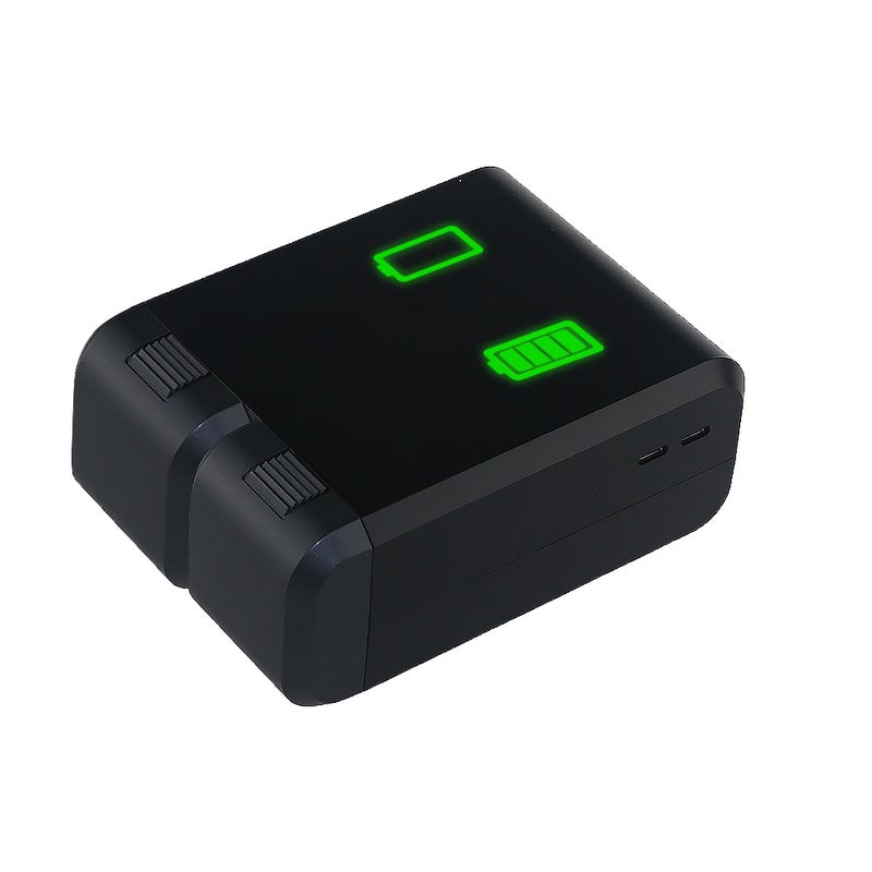 Mjx - 7.6V 3400mAh Battery And Charger For MJX B4W JJR/C X11 Potensic D88 EACHINE EX3 RC Drone 13.5 X 5.5 X 10cm - Image 1