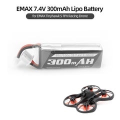 EMAX 7.4V 300mAh Lipo Battery For EMAX Tinyhawk S FPV Racing Drone 5 X 2 X 2