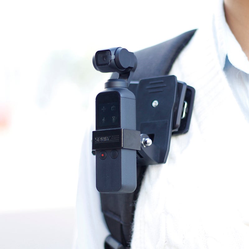 STARTRC - Handheld Stand Expansion Accessories Bracket With Backpack Clip For DJI OSMO Pocket Gimbal Camera Stabilizer 8 X 4.5 X 6.5cm - Image 1