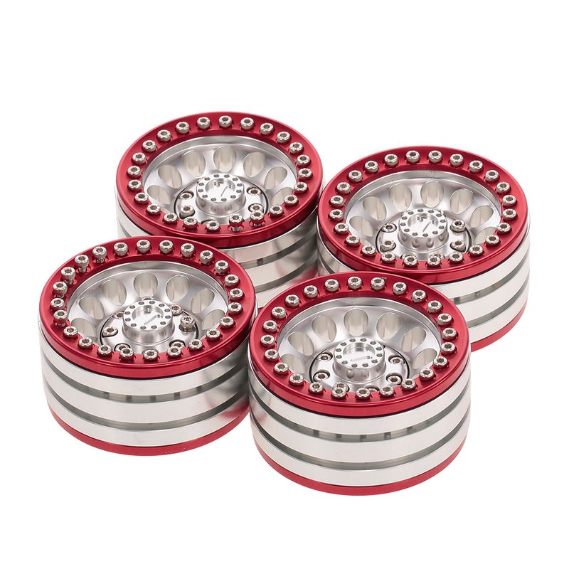 4 Piece 1.9 Inch Wheel Hub Rim Metal For Traxxas HSP Redcat RC4WD Tamiya Axial SCX10 D90 HPI RC Rock Crawler 15 X 3 X 11cm  - Image 3