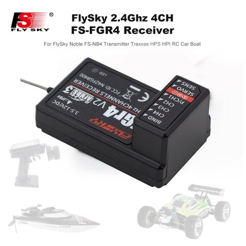 FS-FGR4 4CH AFHDS3 2.4Ghz Receiver For FlySky Noble FS-NB4 Transmitter 5 X 2.5 X 3cm