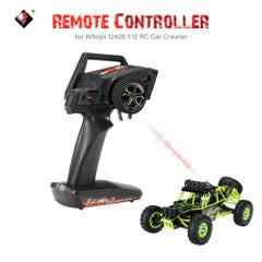 2.4G 2CH Transmitter Radio Remote Controller For Wltoys 12428 1:12 RC Car Crawler 12402-A RC Buggy Car 22.5 X 9.5 X 19cm