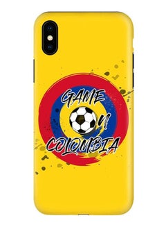 Game On Colombia Protective Case Cover For Apple iPhone X/iPhone XS Multicolour