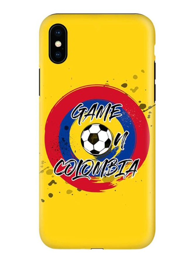 Stylizedd - Game On Colombia Protective Case Cover For Apple iPhone X/iPhone XS Multicolour - Image 1