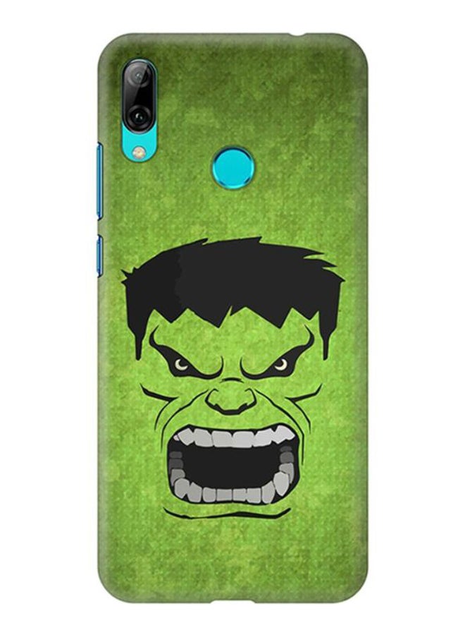 Screaming Hulk Protective Case Cover For Huawei Y7 Prime (2019) Green/Black/Grey