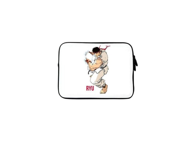 Stylizedd Street Fighter RYU Premium Designer Sleeve With Strap For 15-Inch Laptop Multicolour - Image 1