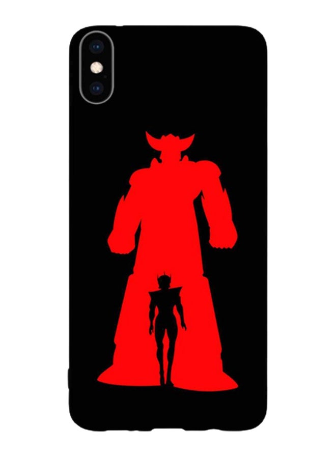 Grendizer  Printing Protective Case Cover For Apple iPhone XS Max Black/Red