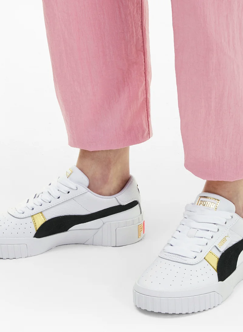 PUMA Cali Varsity Sneakers Puma White-Puma Black-Puma Team Gold