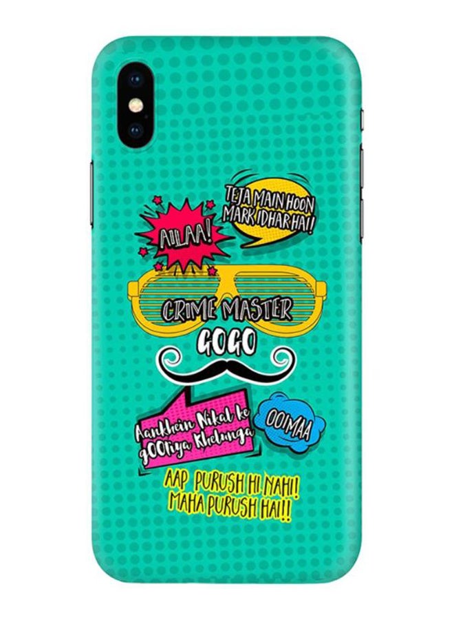 Stylizedd Crime Master Gogo Case Cover For Apple iPhone X/XS Green 