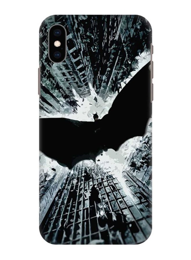 Stylizedd Falling Bat Case Cover For Apple iPhone XS Max Black/Grey