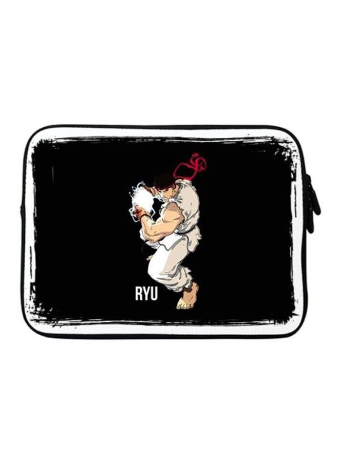 Stylizedd Street Fighter RYU Sleeve For Apple MacBook 15-Inch Black/White  - Image 1