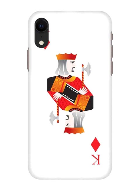 King Of Diamonds Case Cover For Apple iPhone XR White
