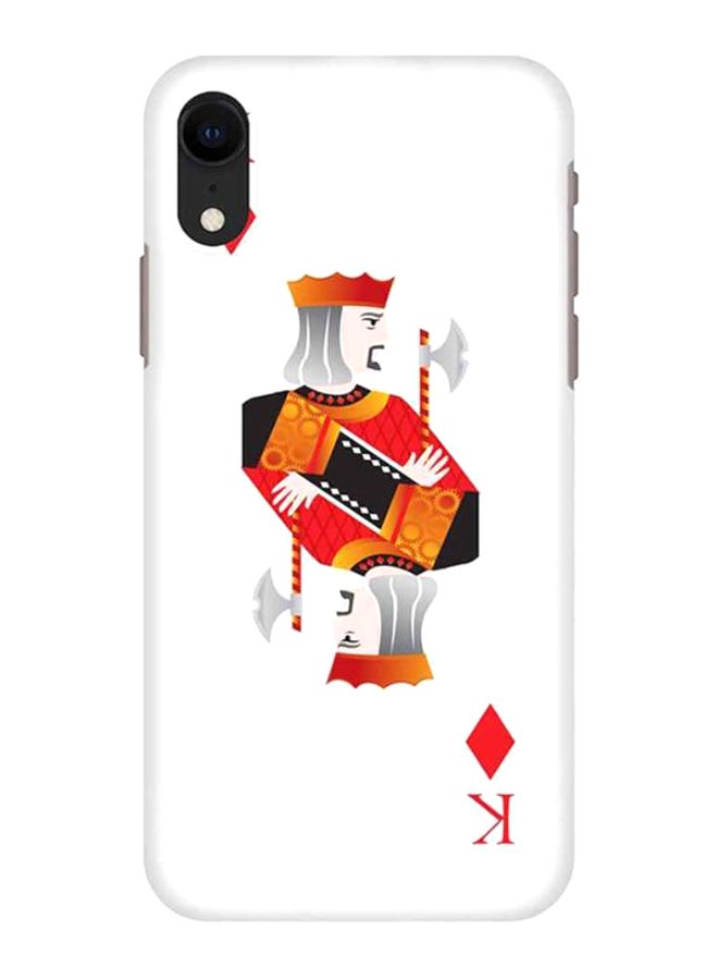 King Of Diamonds Case Cover For Apple iPhone XR White