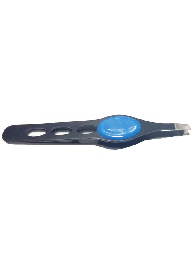 Generic Eyebrow Tweezer Black/Blue 9.5cm 