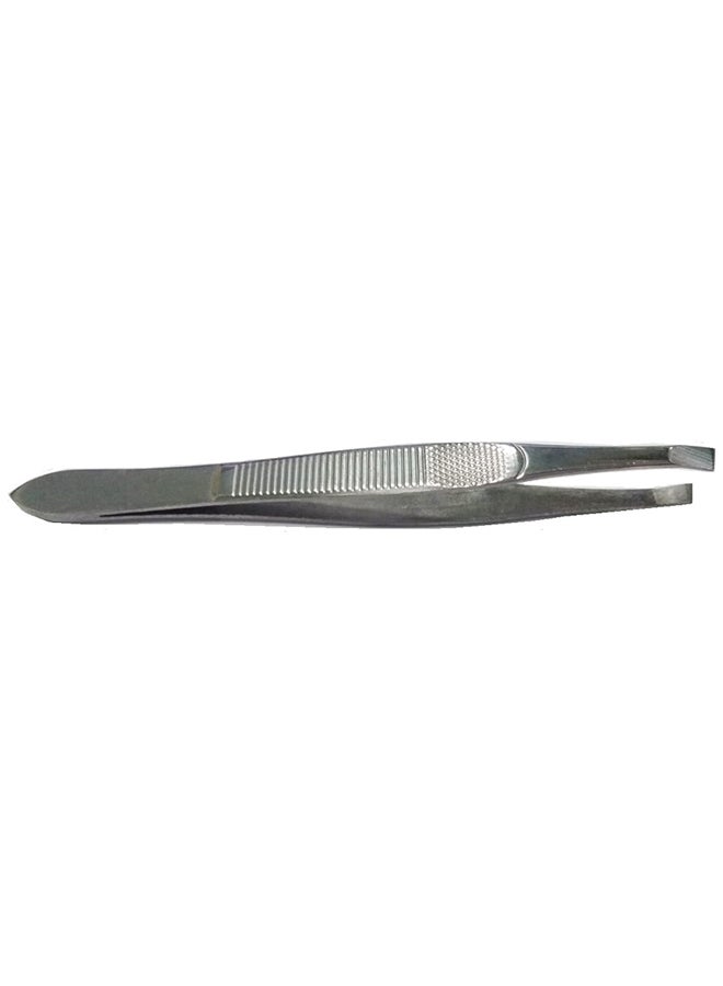Generic Stainless Steel Eyebrow Tweezer Silver 9cm  - Image 1