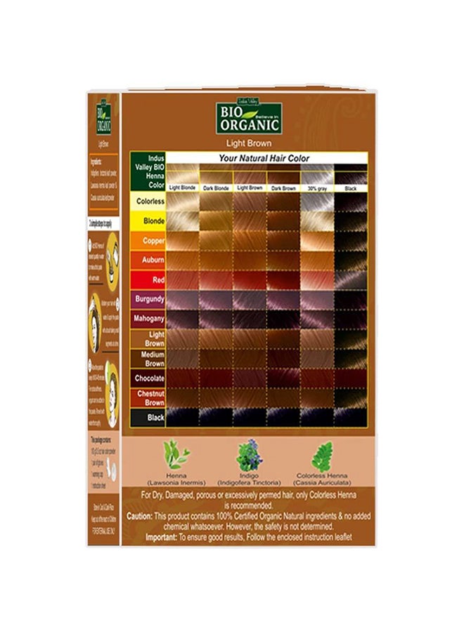 Indus Valley Organic Natural Henna Powder Brown 100grams  - Image 3