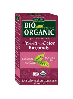 Organic Henna Hair Colour Burgundy 100grams