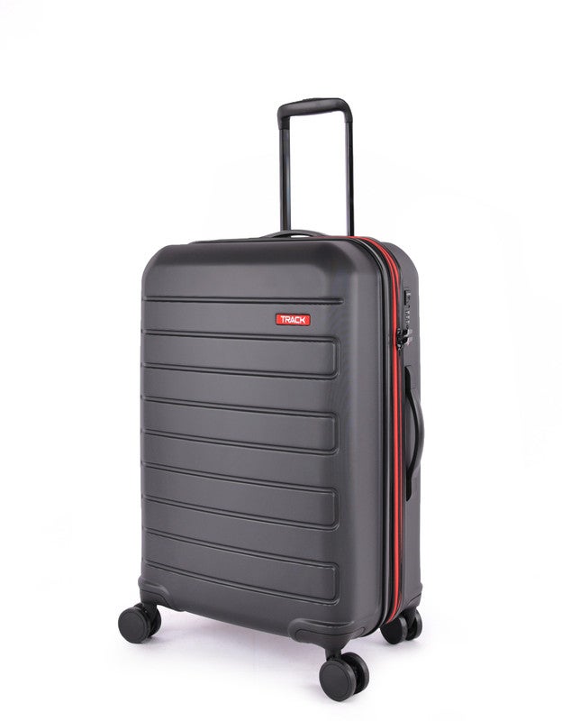 Track - 3 Piece Travel Trolley Bag Set Black - Image 1