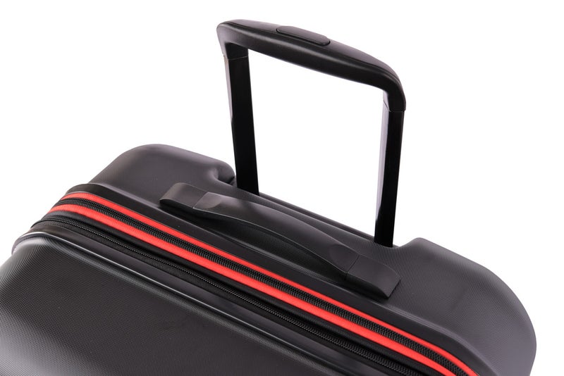 Track - 3 Piece Travel Trolley Bag Set Black - Image 1