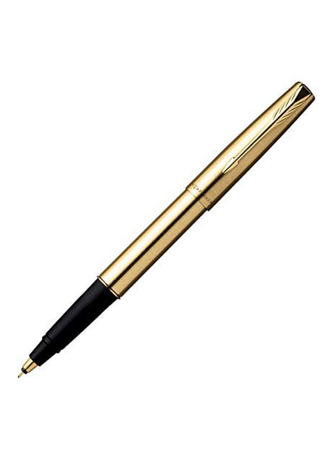 باركر قلم حبر جاف فرونتير برأس كروي مع عبوة إعادة تعبئة من قطعتين. ذهبي - Image 5