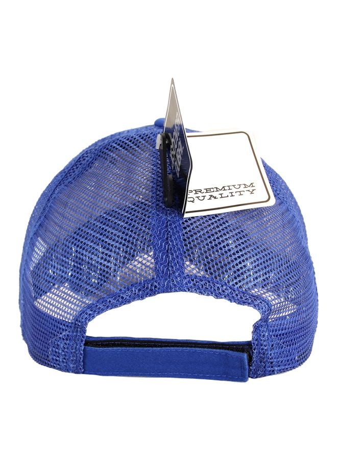 آل جابر قبعة مُطرزة بكلمة Dubai أزرق/أبيض/أصفر - Image 2