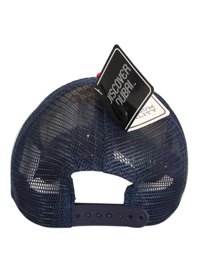 آل جابر قبعة مُطرزة بكلمة Dubai أحمر / أبيض / أصفر - Image 2