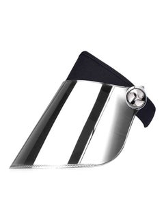 Rock Pow Multi Use Headband Solar Face Shield Hat With 360° Rotation Black/White  - Image 1