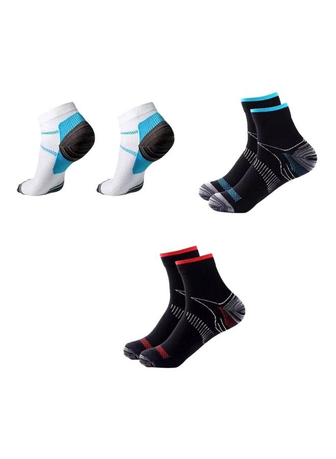UNIVERSAL - 3 Pairs Of Compression Socks Multicolour - Image 1