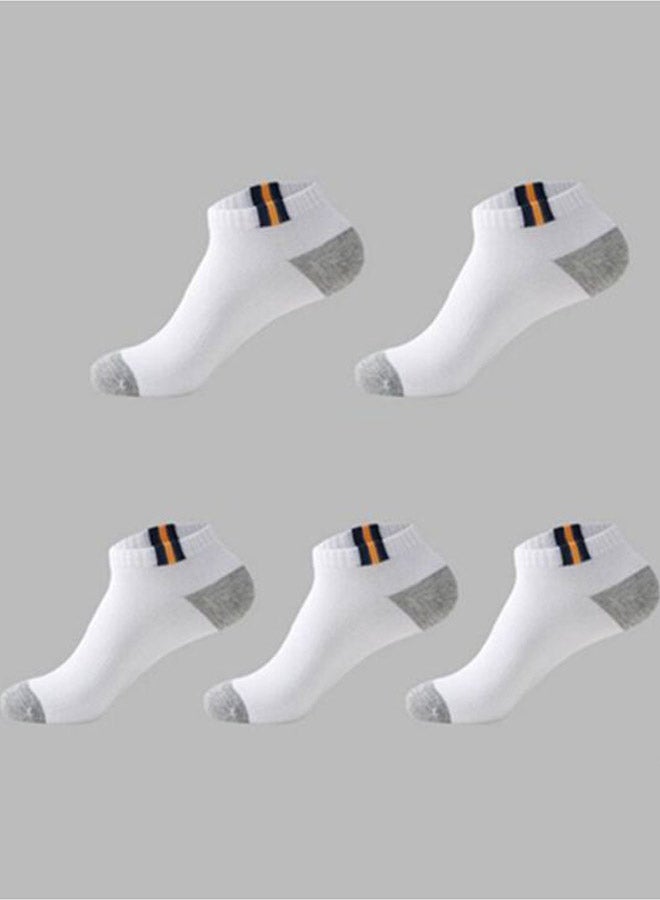 UNIVERSAL - 5 Pairs Of Colour Block Low Cut Socks Multicolour - Image 1