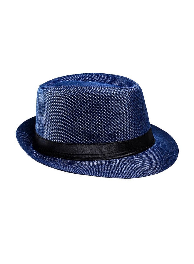 UNIVERSAL Solid Patchwork Sun Proof Hat Blue/Black