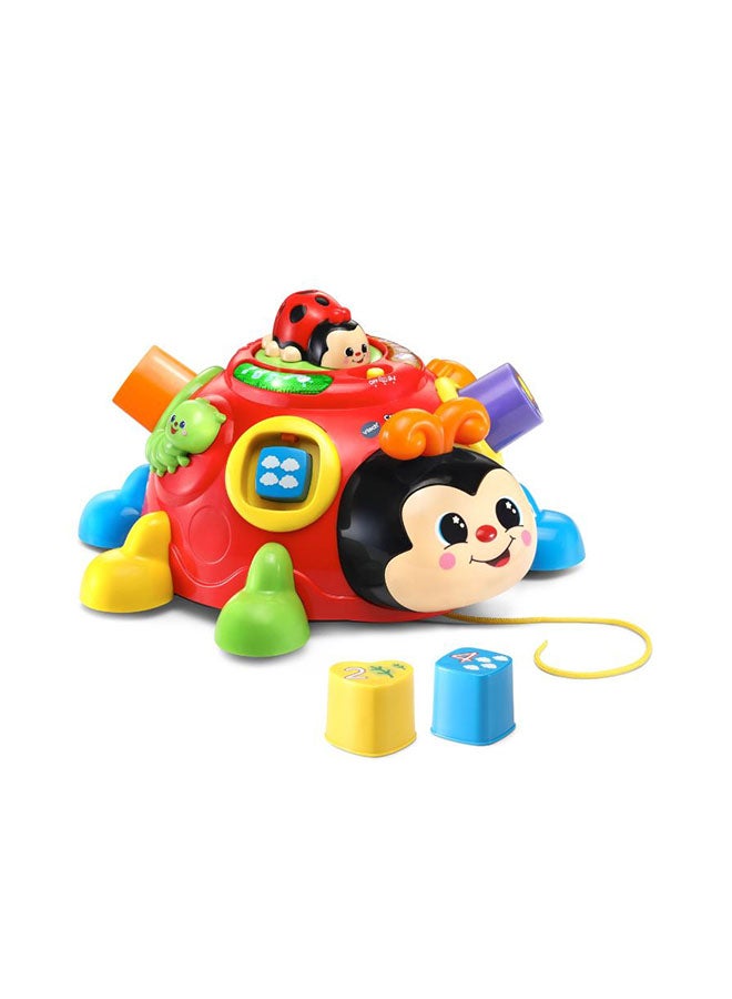 vtech Crazy Legs Learning Bug Toy for 12-36 Months - VT80-522303 9.7x17.8x19cm  - Image 1