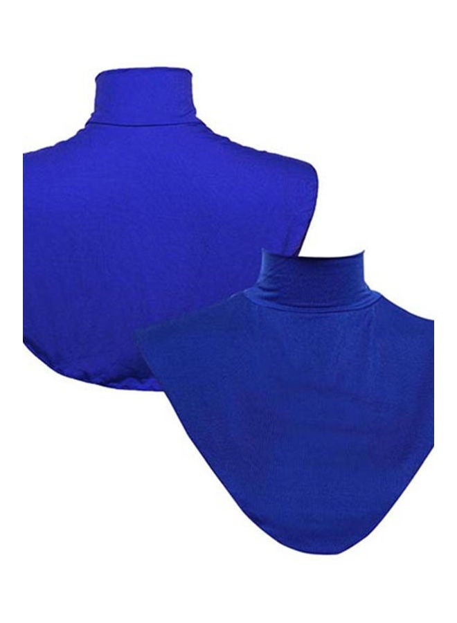 Generic - Women's Modal False Collar Hijab Moslem Islamic Pure Color Neck Cover Loop Scarf Orange - Image 1