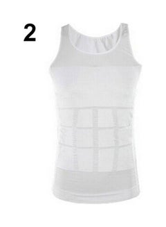Generic Men's Slim Body Shaper Vest Tank Top Tummy Waist Underwear Beer Belly Slimmer  - Image 1