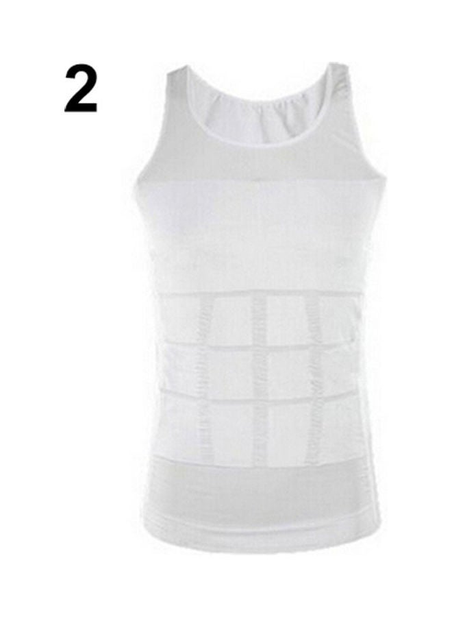 Generic Men's Slim Body Shaper Vest Tank Top Tummy Waist Underwear Beer Belly Slimmer  - Image 1