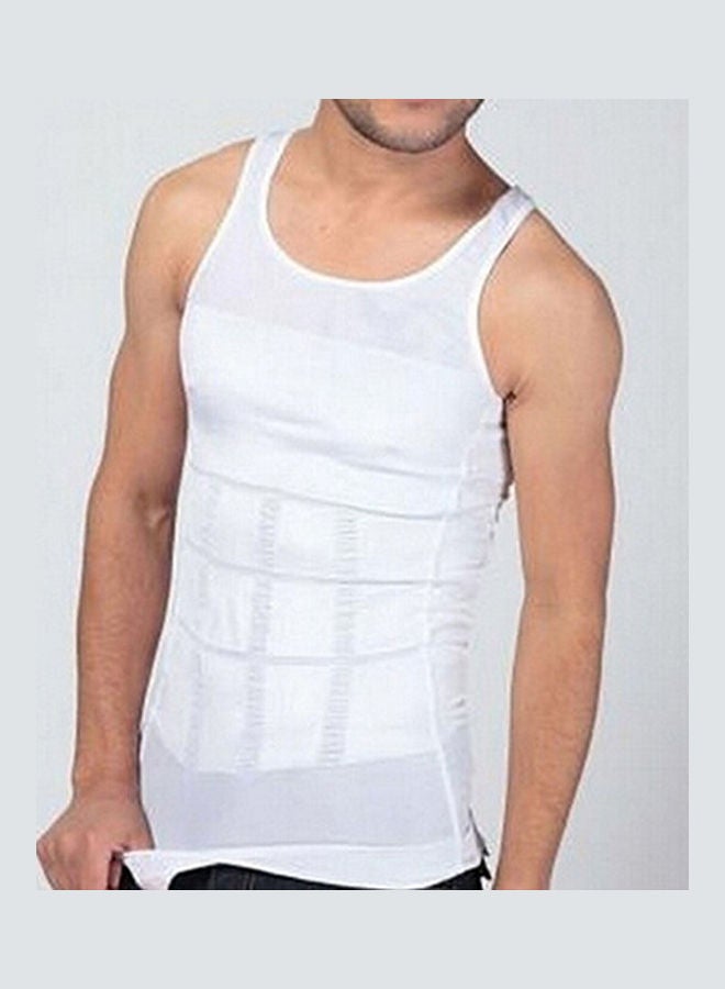 Generic Men's Slim Body Shaper Vest Tank Top Tummy Waist Underwear Beer Belly Slimmer  - Image 5