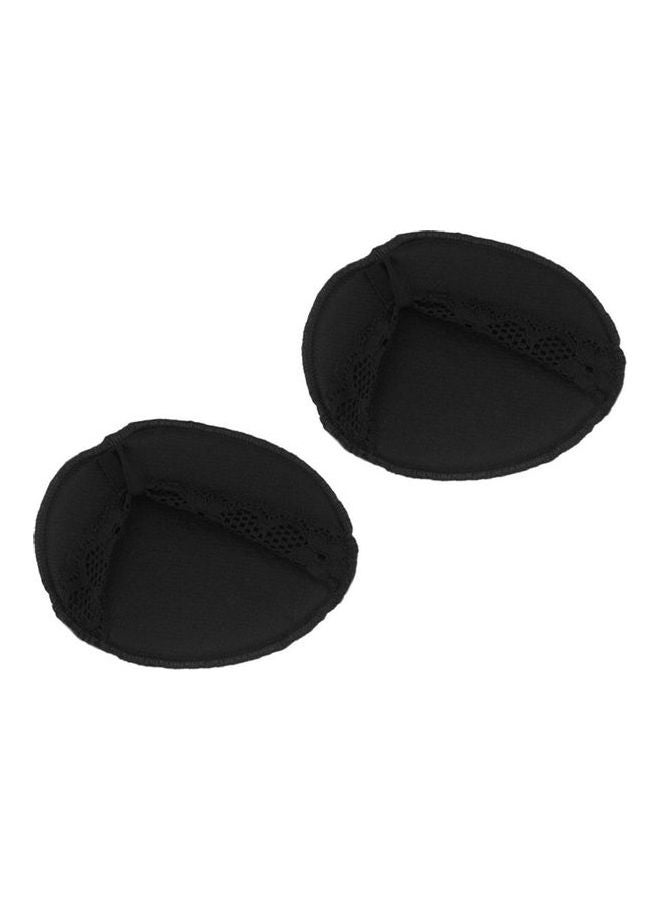 Soft Thickened High Heels Forefoot Cushions Anti Slip Shoes Insole Pad Foot Care Black - Image 1